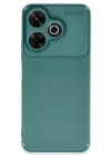 BFS  Xiaomi Redmi 13 4G Kılıf Auto Focus Karbon Kapak - Koyu Yeşil