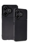 BFS  Xiaomi Redmi 13 4G Kılıf Auto Focus Karbon Kapak - Siyah