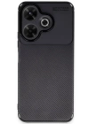 BFS  Xiaomi Redmi 13 4G Kılıf Auto Focus Karbon Kapak - Siyah