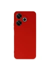 BFS  Xiaomi Redmi 13 4G Kılıf First Silikon - Kırmızı