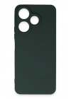 BFS  Xiaomi Redmi 13 4G Kılıf First Silikon - Koyu Yeşil