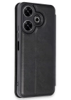 BFS  Xiaomi Redmi 13 4G Kılıf Flip Cover - Siyah