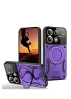 BFS  Xiaomi Redmi 13 4G Kılıf Joy Lens Standlı Kapak - Mor