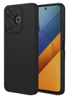BFS  Xiaomi Redmi 13 4G Kılıf Nano içi Kadife Silikon - Siyah