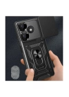 BFS Xiaomi Redmi 13 4G Kılıf Pars Lens Yüzüklü Silikon - Lacivert