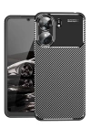 BFS  Xiaomi Redmi 13C Kılıf Auto Focus Karbon Kapak - Siyah