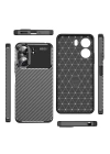 BFS  Xiaomi Redmi 13C Kılıf Auto Focus Karbon Kapak - Siyah