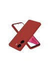 BFS  Xiaomi Redmi 13C Kılıf First Silikon - Bordo