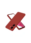 BFS  Xiaomi Redmi 13C Kılıf First Silikon - Bordo