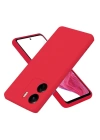 BFS  Xiaomi Redmi 13C Kılıf First Silikon - Kırmızı