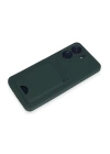 BFS  Xiaomi Redmi 13C Kılıf Kelvin Kartvizitli Silikon - Koyu Yeşil