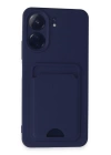 BFS  Xiaomi Redmi 13C Kılıf Kelvin Kartvizitli Silikon - Lacivert