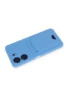 BFS  Xiaomi Redmi 13C Kılıf Kelvin Kartvizitli Silikon - Mavi