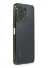 BFS Xiaomi Redmi 13C Kılıf Lensli Silikon - Yeşil