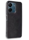 BFS  Xiaomi Redmi 13C Kılıf Loop Deri Silikon - Siyah