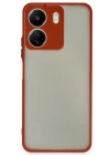 BFS  Xiaomi Redmi 13C Kılıf Montreal Silikon Kapak - Kırmızı