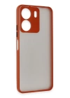 BFS  Xiaomi Redmi 13C Kılıf Montreal Silikon Kapak - Kırmızı