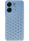 BFS  Xiaomi Redmi 13C Kılıf Petek Silikon Kapak - Mavi