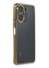 BFS  Xiaomi Redmi 13C Kılıf Razer Lensli Silikon - Gold