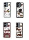 BFS  Xiaomi Redmi 13C Kılıf Sweet Desenli Silikon Kapak - Sarı