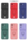 BFS  Xiaomi Redmi 13C Kılıf Zuma Kartvizitli Yüzüklü Silikon - Lila