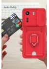 BFS Xiaomi Redmi 13C Kılıf Zuma Kartvizitli Yüzüklü Silikon - Yeşil