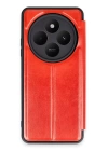 BFS  Xiaomi Redmi 14C Kılıf Flip Cover - Kırmızı