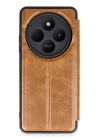 BFS  Xiaomi Redmi 14C Kılıf Flip Cover - Taba