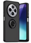 BFS  Xiaomi Redmi 14C Kılıf Montreal Yüzüklü Silikon Kapak - Siyah