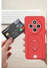 BFS  Xiaomi Redmi 14C Kılıf Zuma Kartvizitli Yüzüklü Silikon - Siyah