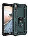 BFS  Xiaomi Redmi 7A Kılıf Sofya Yüzüklü Silikon Kapak - Yeşil
