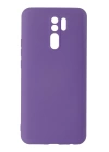 BFS  Xiaomi Redmi 9 Kılıf Nano içi Kadife Silikon - Mor