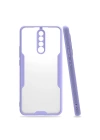 BFS  Xiaomi Redmi 9 Kılıf Platin Silikon - Lila