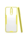 BFS  Xiaomi Redmi 9 Kılıf Platin Silikon - Sarı
