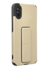 BFS  Xiaomi Redmi 9A Kılıf Mega Standlı Silikon - Gold