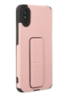 BFS  Xiaomi Redmi 9A Kılıf Mega Standlı Silikon - Pudra