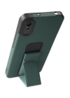 BFS  Xiaomi Redmi 9A Kılıf Mega Standlı Silikon - Yeşil