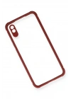 BFS Xiaomi Redmi 9A Kılıf Miami Şeffaf Silikon - Fuşya