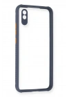 BFS Xiaomi Redmi 9A Kılıf Miami Şeffaf Silikon - Gri