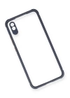BFS  Xiaomi Redmi 9A Kılıf Miami Şeffaf Silikon - Gri
