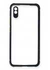 BFS Xiaomi Redmi 9A Kılıf Miami Şeffaf Silikon - Lacivert