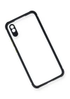 BFS  Xiaomi Redmi 9A Kılıf Miami Şeffaf Silikon - Lacivert