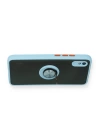 BFS  Xiaomi Redmi 9A Kılıf Montreal Yüzüklü Silikon Kapak - Buz Mavi