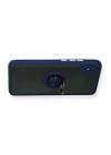 BFS  Xiaomi Redmi 9A Kılıf Montreal Yüzüklü Silikon Kapak - Lacivert