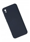 BFS Xiaomi Redmi 9A Kılıf Nano içi Kadife Silikon - Lacivert