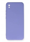 BFS Xiaomi Redmi 9A Kılıf Nano içi Kadife Silikon - Lila