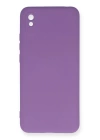 BFS  Xiaomi Redmi 9A Kılıf Nano içi Kadife Silikon - Mor