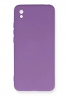 BFS Xiaomi Redmi 9A Kılıf Nano içi Kadife Silikon - Mor
