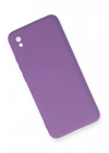 BFS Xiaomi Redmi 9A Kılıf Nano içi Kadife Silikon - Mor