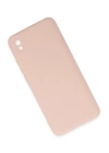 BFS  Xiaomi Redmi 9A Kılıf Nano içi Kadife Silikon - Pudra
